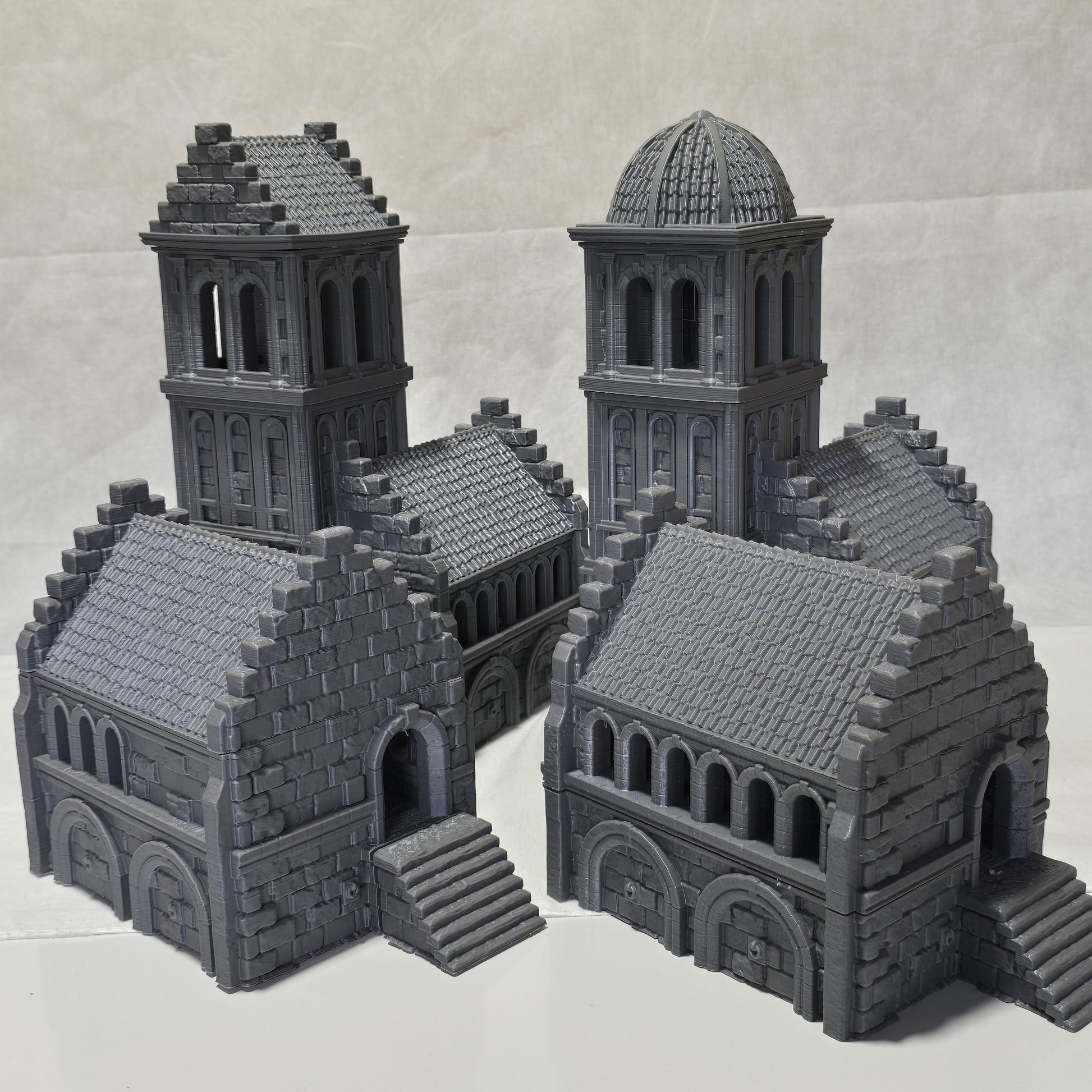 Building 1 SET, 4 Buildings, Ivory Citadel, Ivory Towers, Ivory Building, Dungeons and Dragons, LOTR