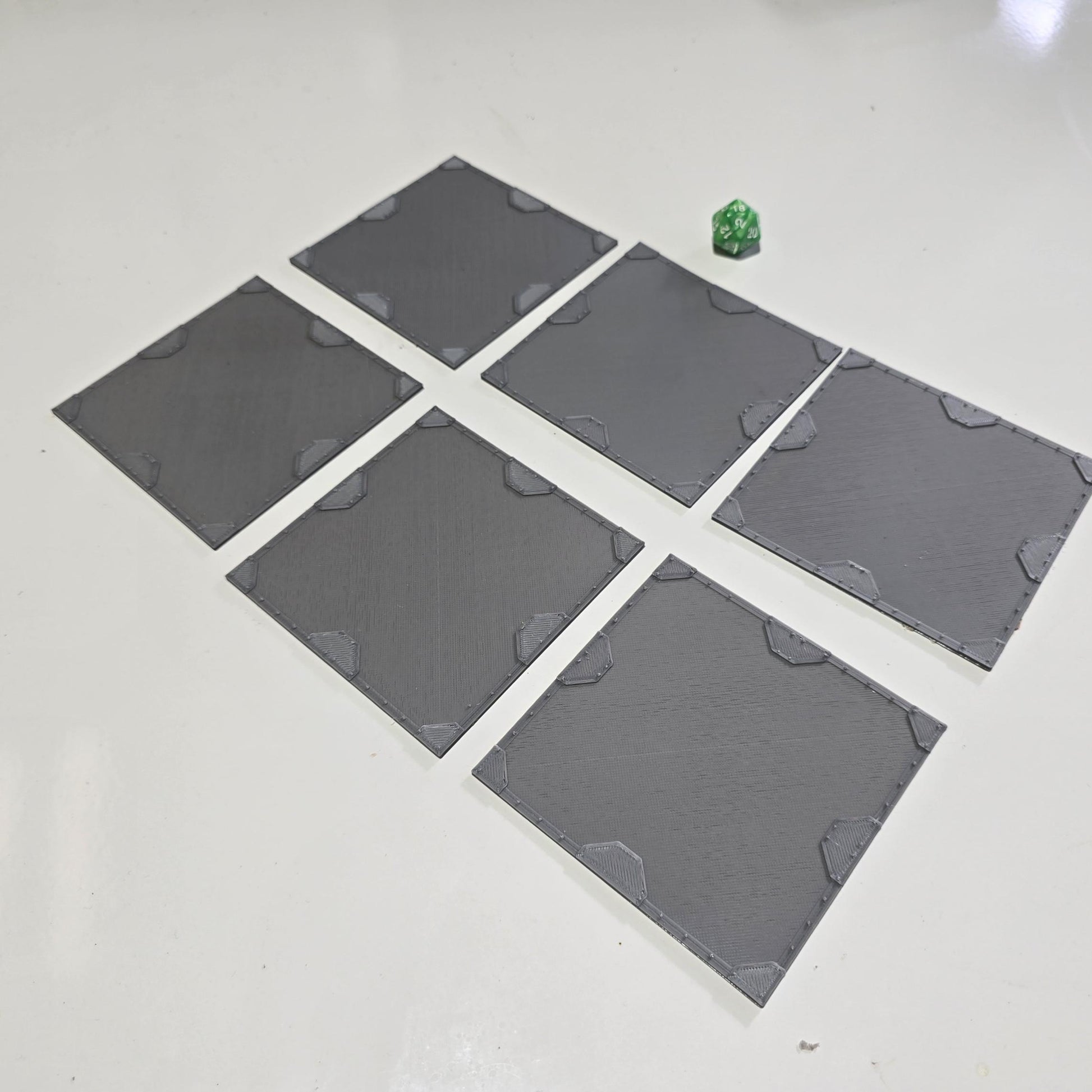 Sector Forge Road System A – Standard Deck Pattern 4x4 Modular Sci-Fi Terrain Tiles