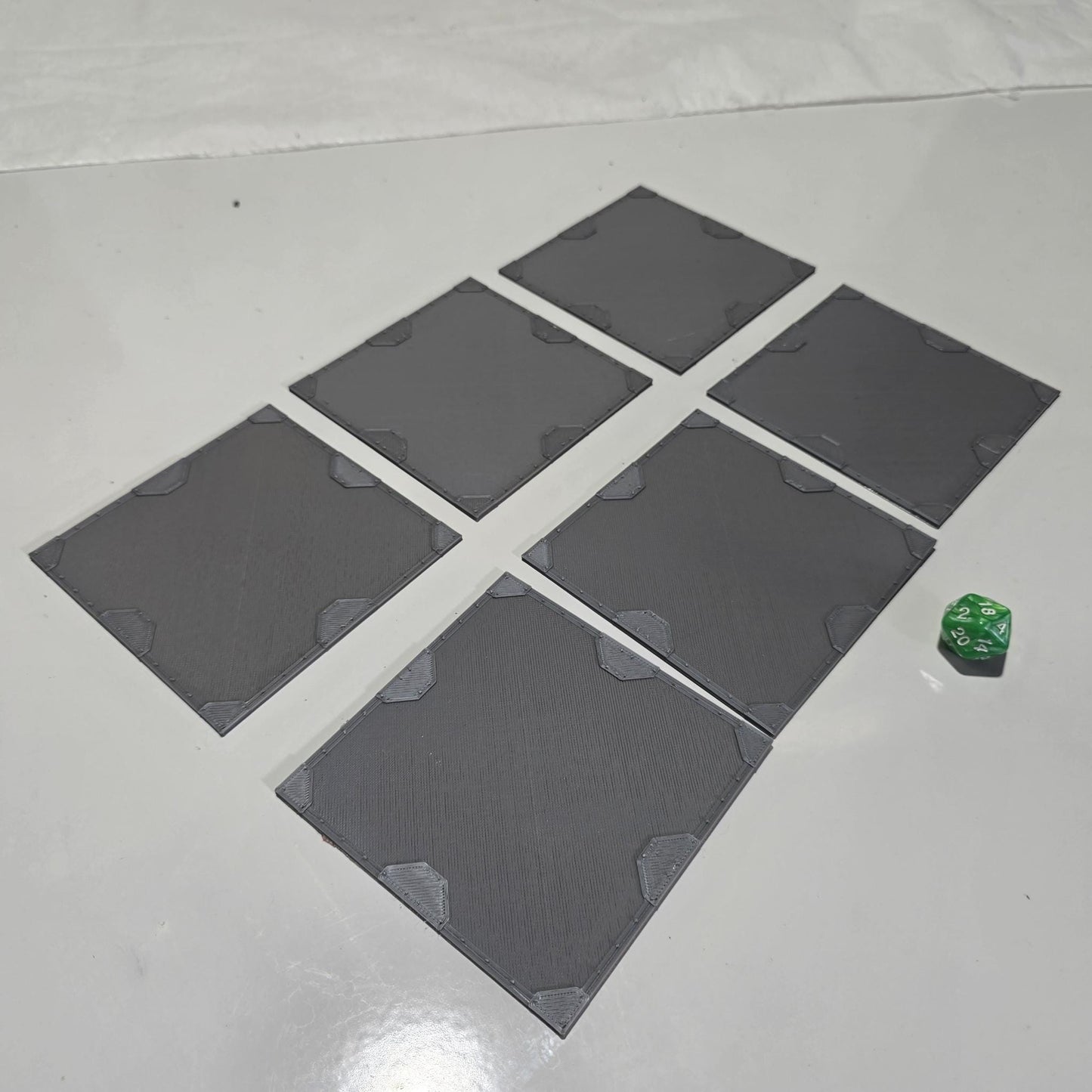 Sector Forge Road System A – Standard Deck Pattern 4x4 Modular Sci-Fi Terrain Tiles