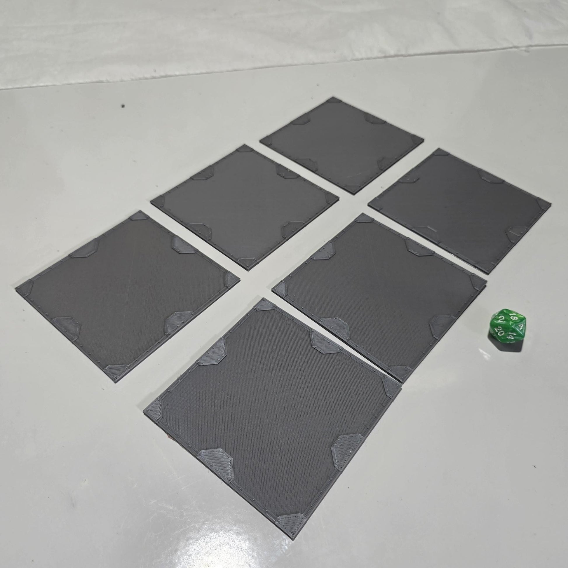 Sector Forge Road System A – Standard Deck Pattern 4x4 Modular Sci-Fi Terrain Tiles