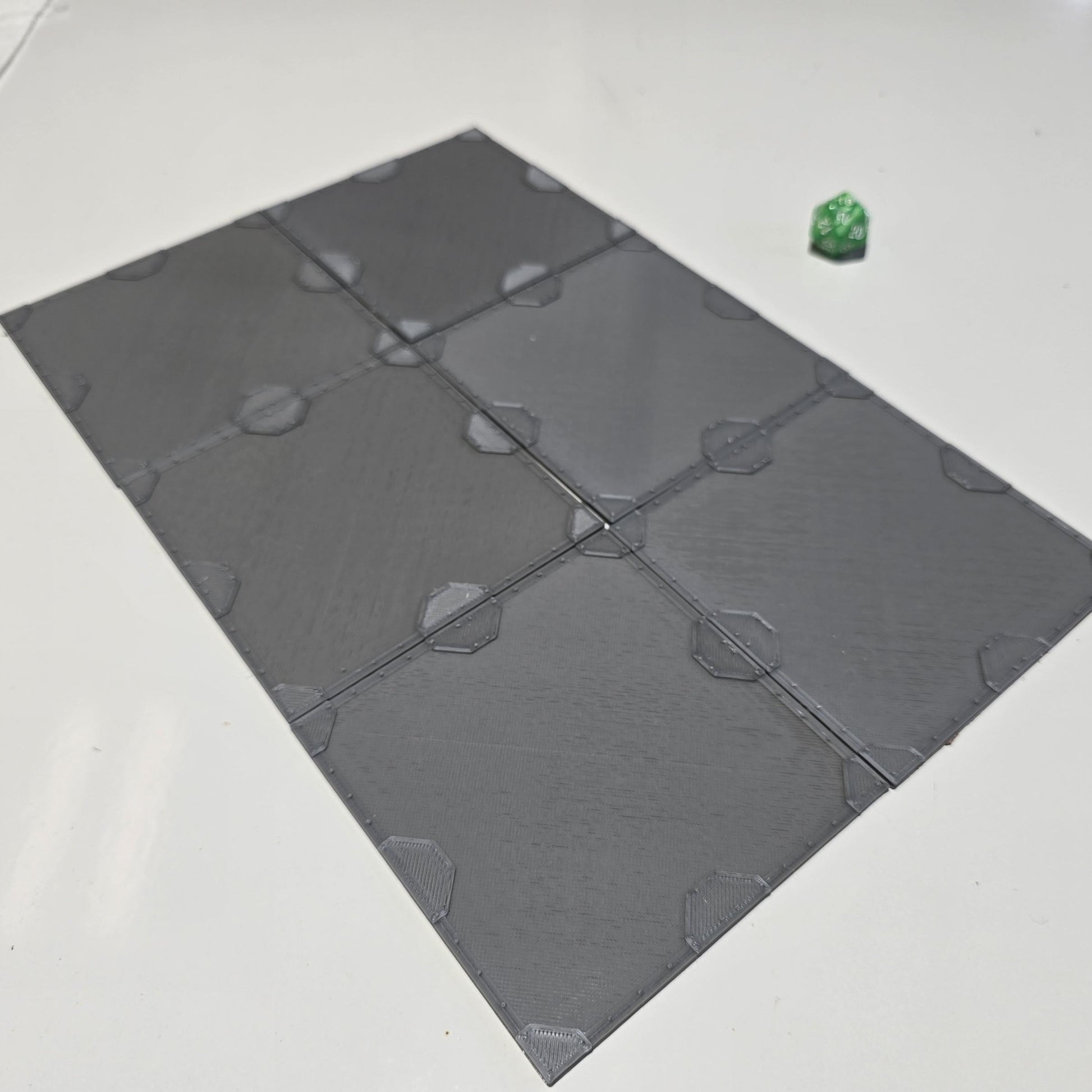 Sector Forge Road System A – Standard Deck Pattern 4x4 Modular Sci-Fi Terrain Tiles