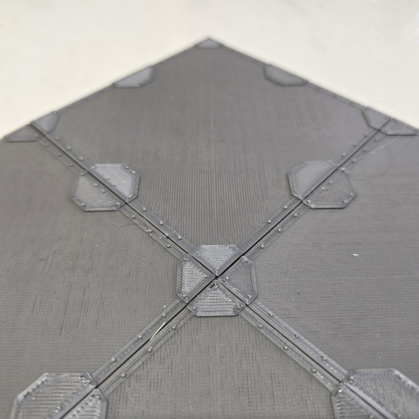 Sector Forge Road System A – Standard Deck Pattern 4x4 Modular Sci-Fi Terrain Tiles