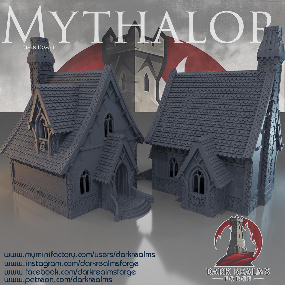 Elven Home 1 – 28mm Fantasy House from the Mythalor Collection