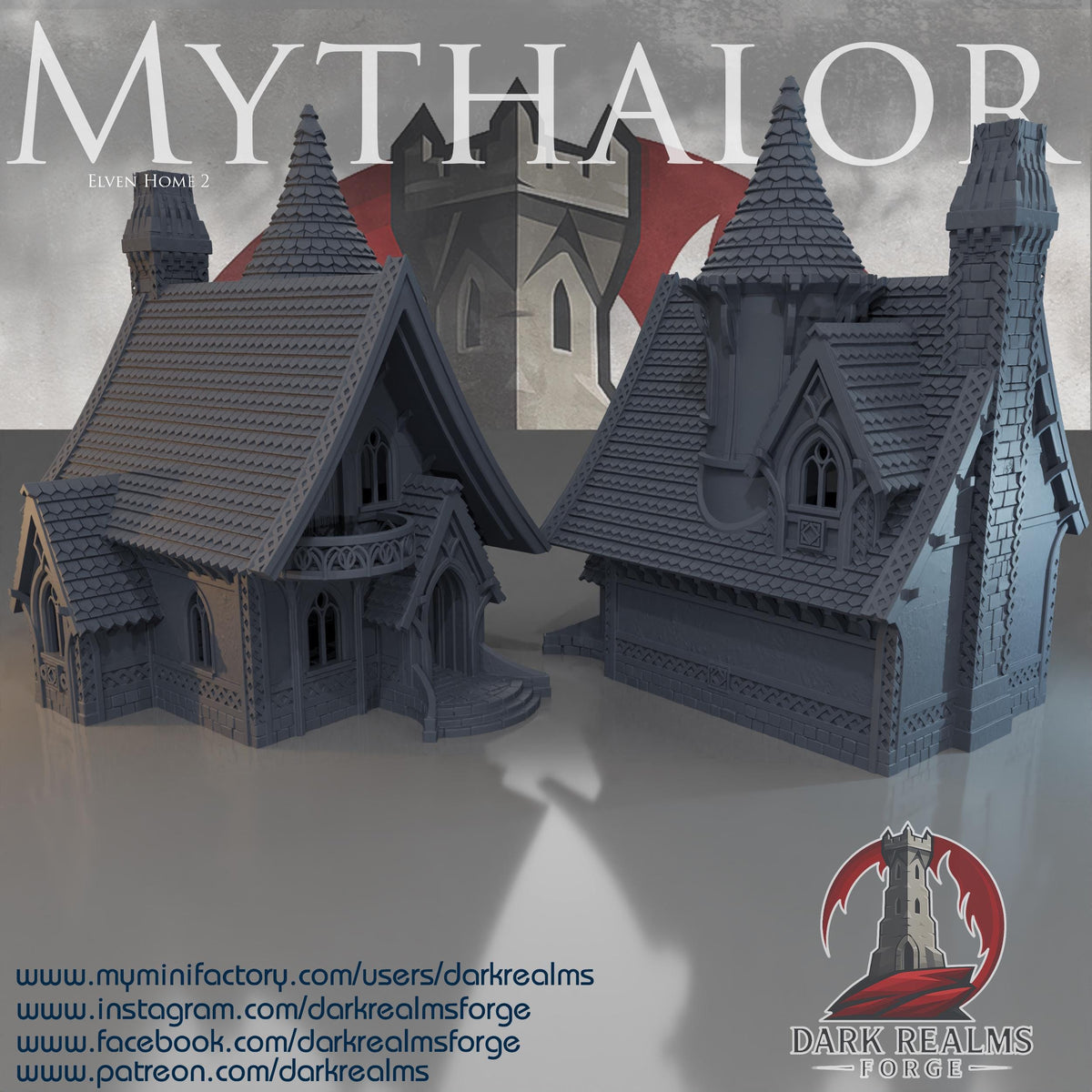 Elven Home 2 – 28mm Mythalor House