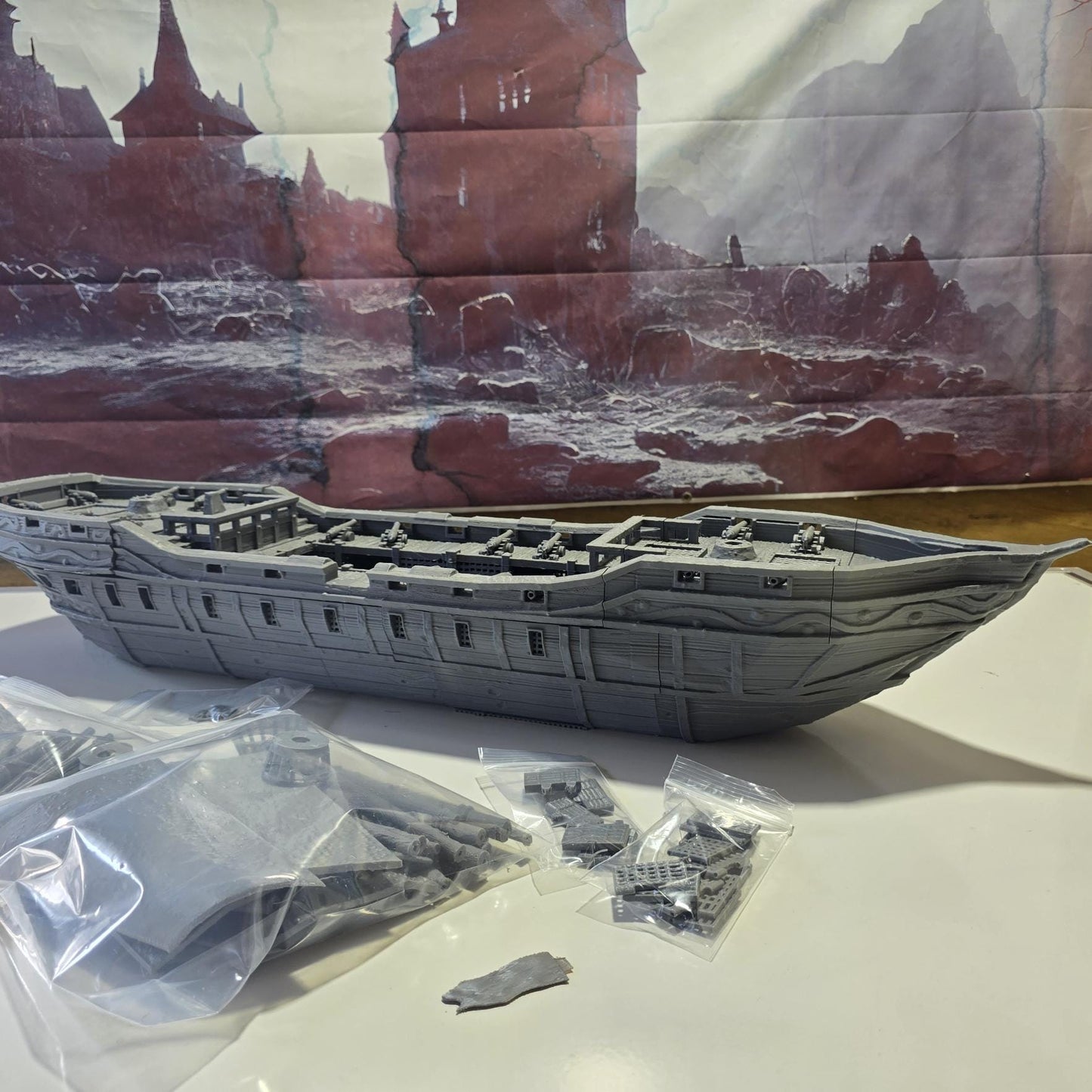Pirate Slave Ship: Classic Age Maritime Model for D&D, Model Railroading, and Wargaming
