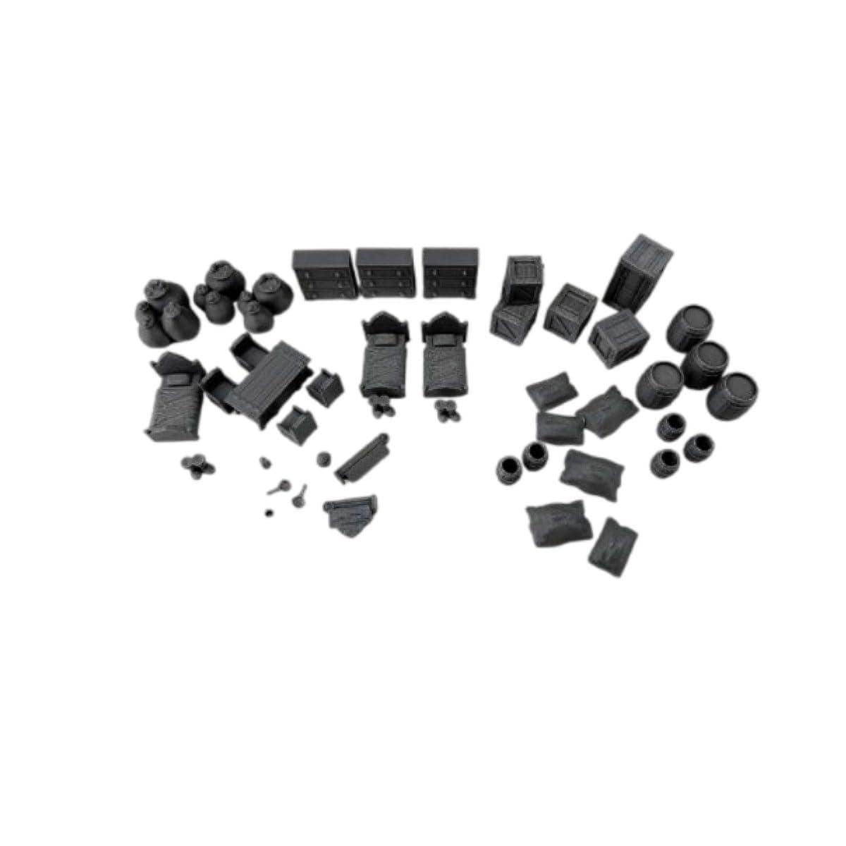 Town Scatter Set – 28mm Scale Medieval Fantasy Scatter Terrain