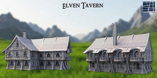 Whisperwind Elven Tavern – 28mm Elven Building