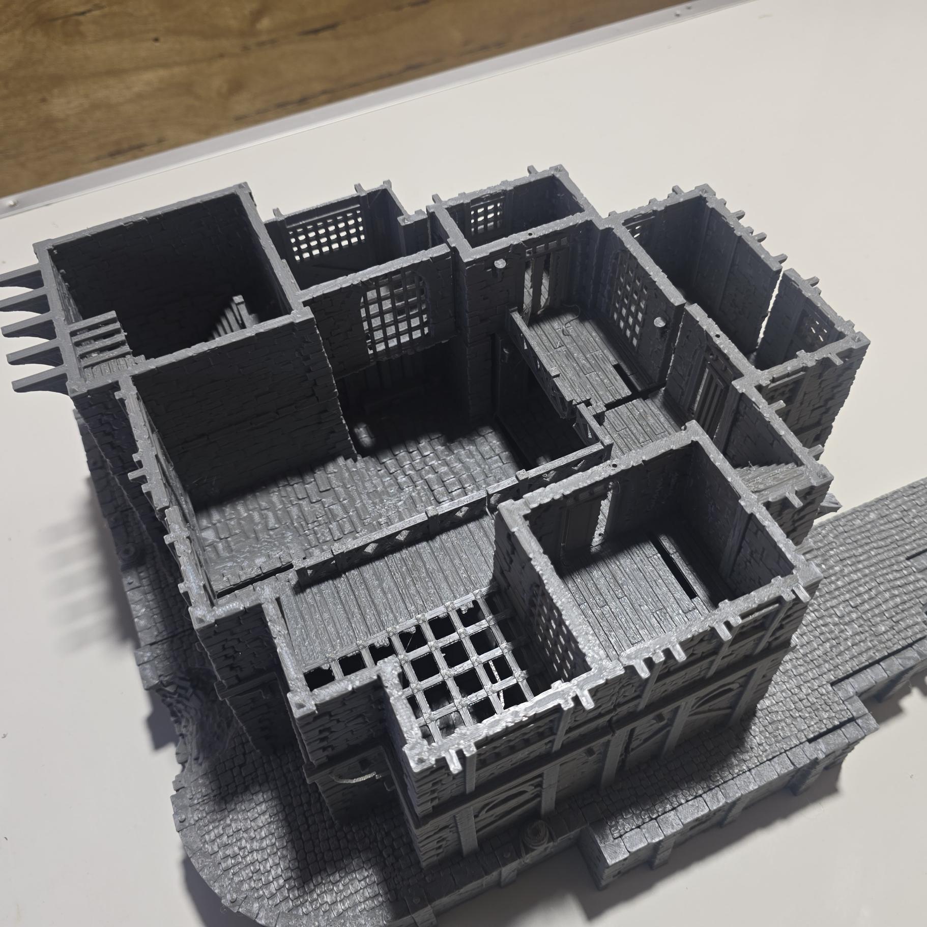 Ancrabourg Prison Complex, Prison, jail, lockup, Port Royal, Skirmish, D&D Terrain, Tabletop Terrain