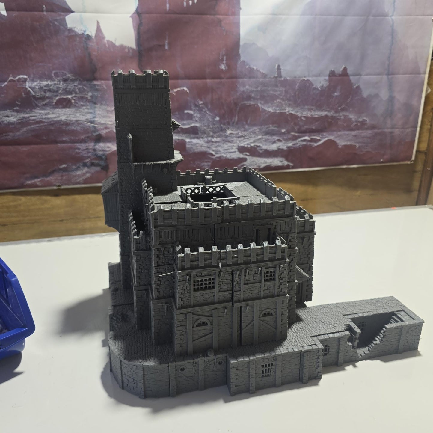 Ancrabourg Prison Complex, Prison, jail, lockup, Port Royal, Skirmish, D&D Terrain, Tabletop Terrain