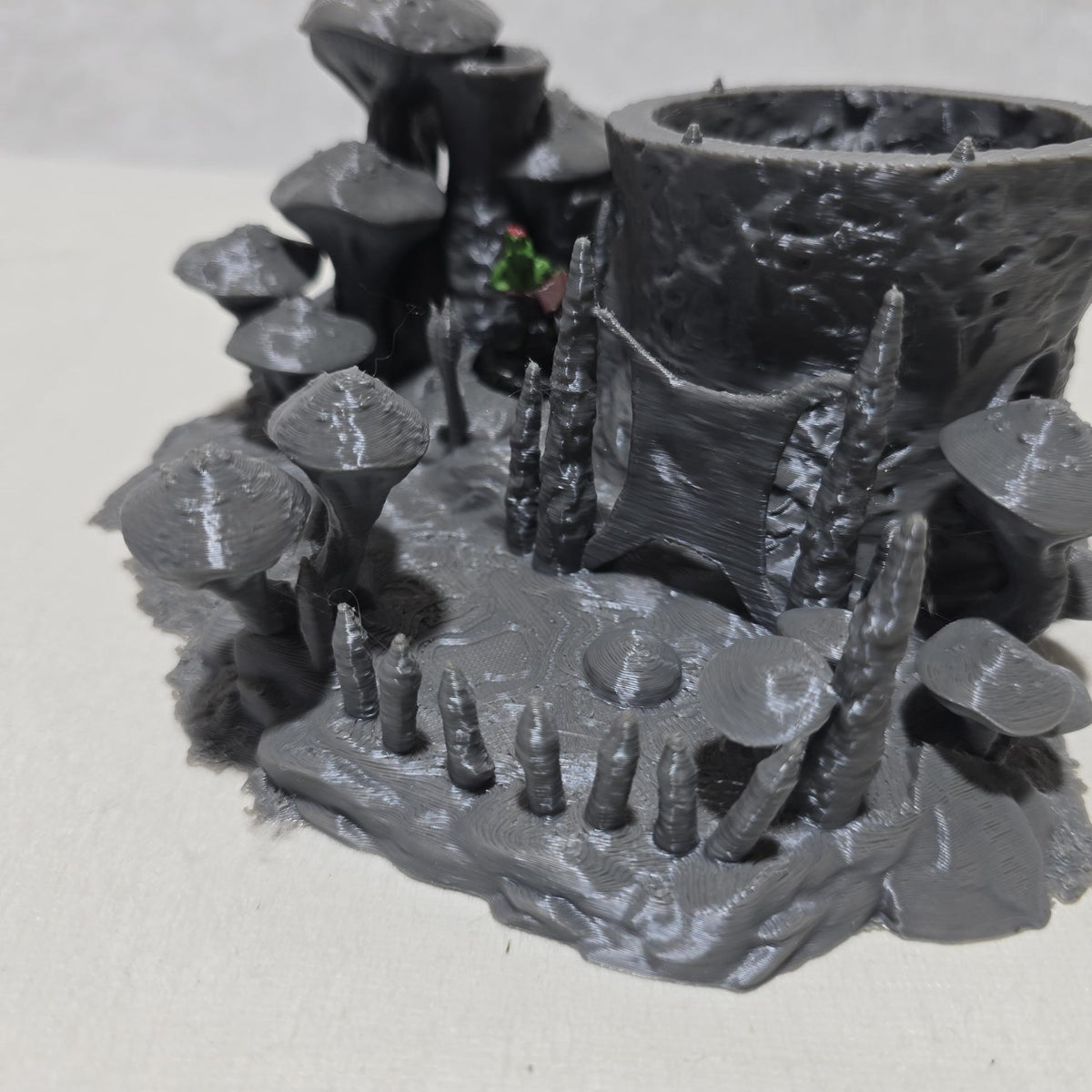 Sporekeeper’s Mushroom House – 3D Printed Unpainted PLA Building for Tabletop RPGs, DnD, Pathfinder & Wargaming