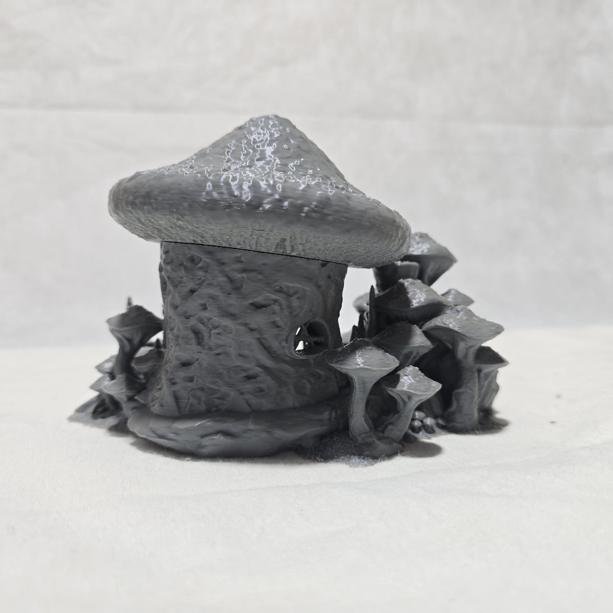 Sporekeeper’s Mushroom House – 3D Printed Unpainted PLA Building for Tabletop RPGs, DnD, Pathfinder & Wargaming
