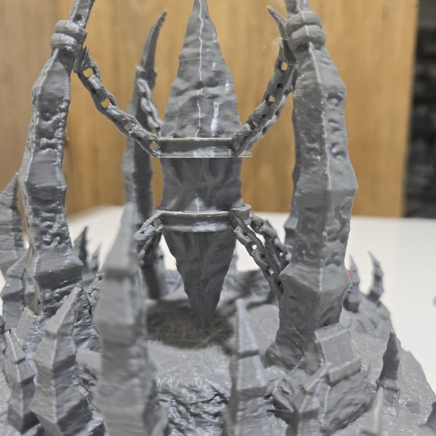 Chaos Altar – 28mm Fantasy Ritual Terrain, 3D Printed Unpainted PLA