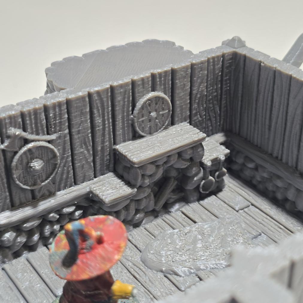 Achievement Building: Medieval Nordic Lodge - Ideal for Historical RPGs and Scenery Dioramas