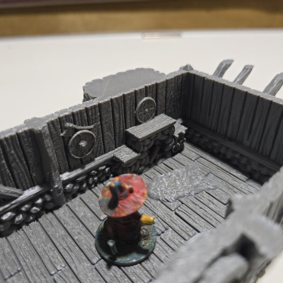 Achievement Building: Medieval Nordic Lodge - Ideal for Historical RPGs and Scenery Dioramas