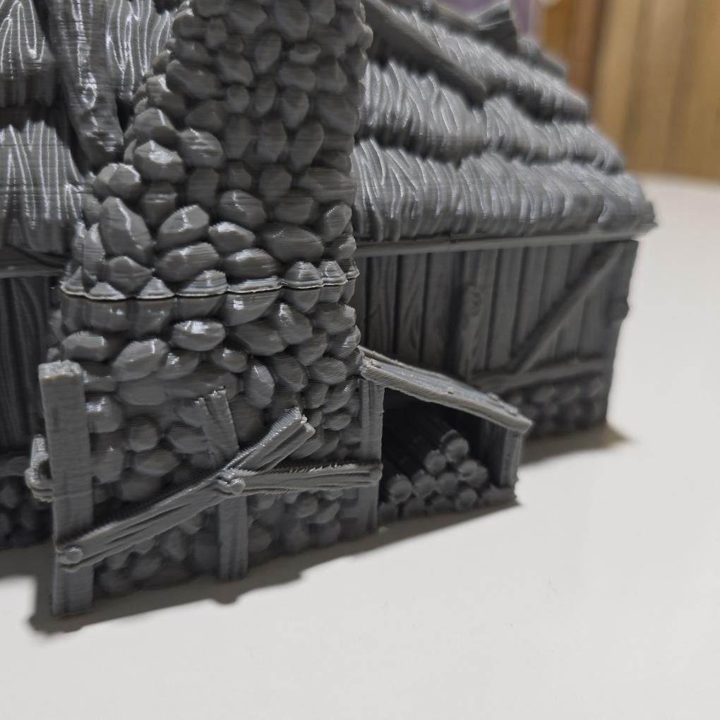 Achievement Building: Medieval Nordic Lodge - Ideal for Historical RPGs and Scenery Dioramas