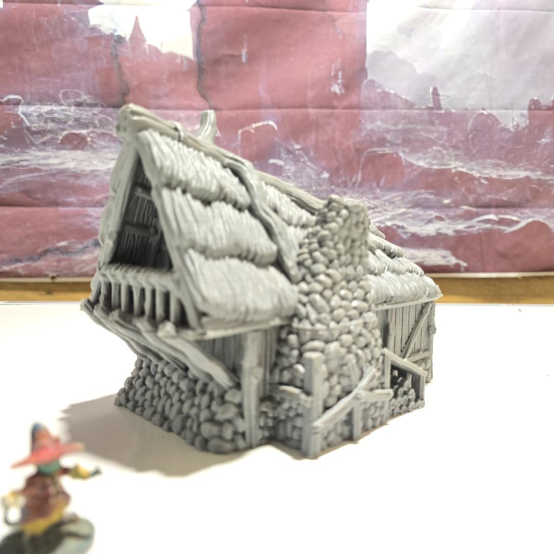 Achievement Building: Medieval Nordic Lodge - Ideal for Historical RPGs and Scenery Dioramas