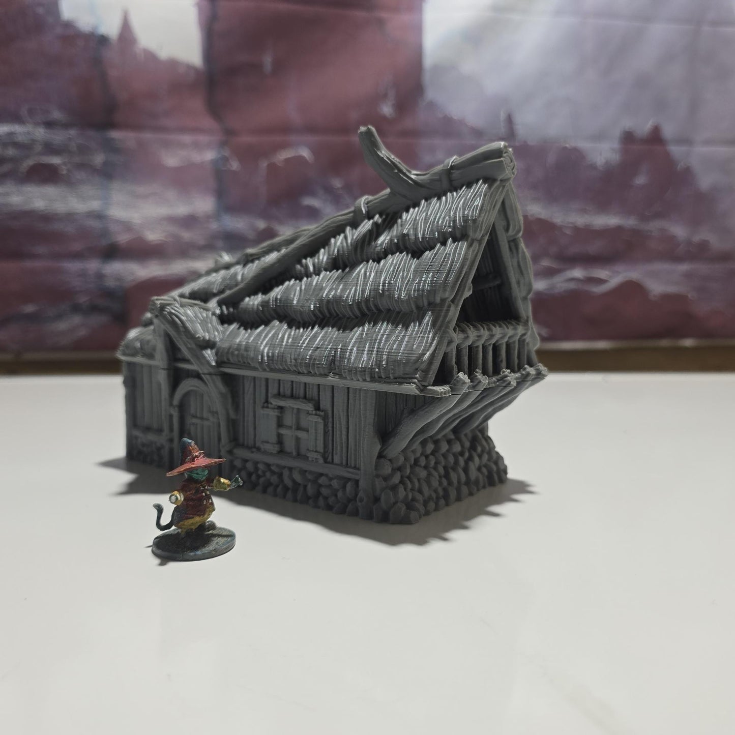 Achievement Building: Medieval Nordic Lodge - Ideal for Historical RPGs and Scenery Dioramas