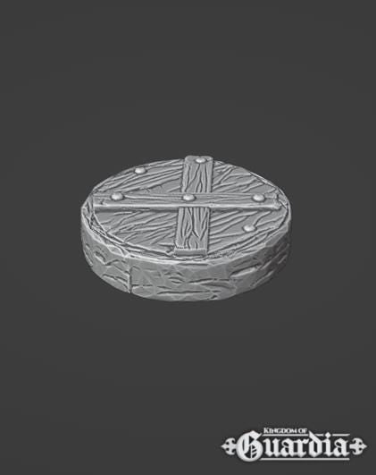 Kingdom of Guardia Mobile Ballista – 28mm Siege Engine