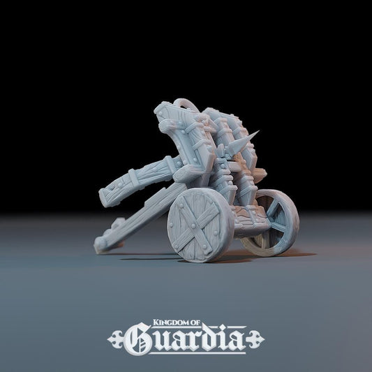 Kingdom of Guardia Mobile Ballista – 28mm Siege Engine