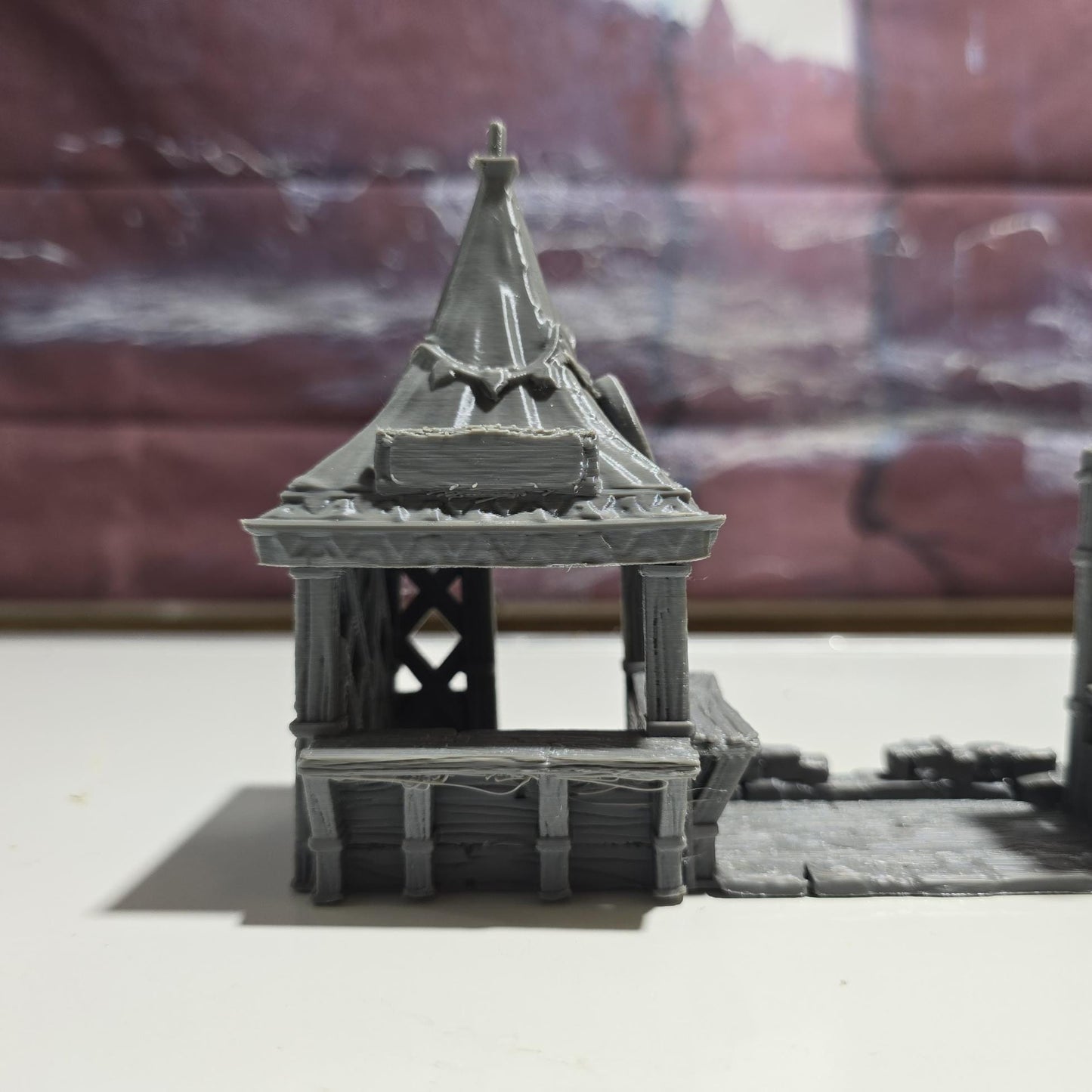 Training Yard: Medieval Archery Range & Sparring Grounds 28MM Tabletop Terrain