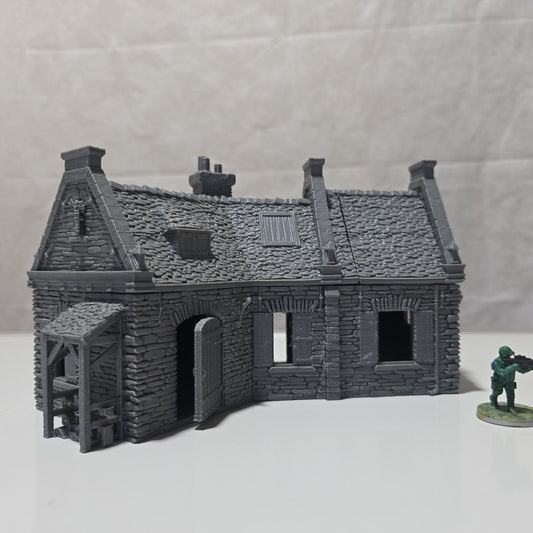 Ward's Residence Historical Colonial House for DnD, Pathfinder, and Wargaming