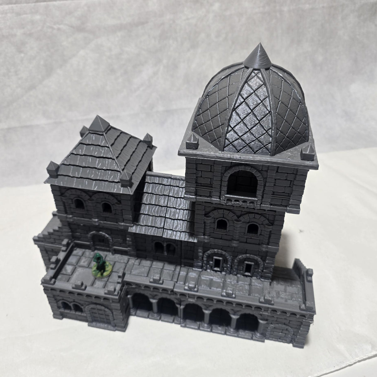 City of Abauros Bell Tower – 28 mm 3D Printed Unpainted PLA