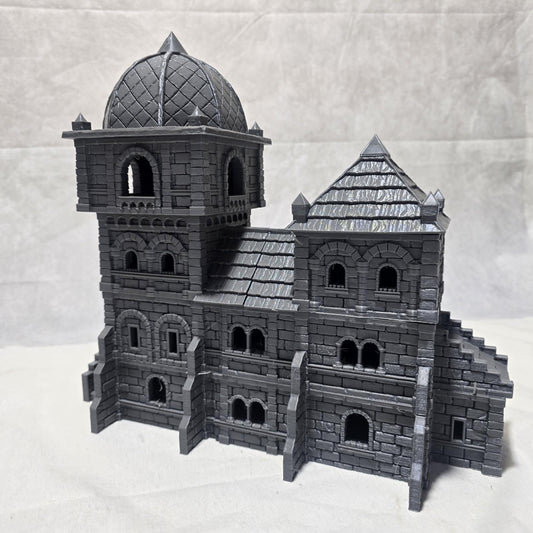 City of Abauros Bell Tower – 28 mm 3D Printed Unpainted PLA