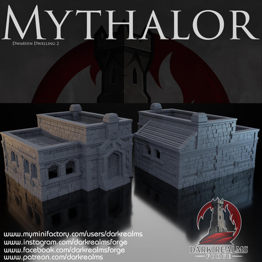 Dwarven Dwelling 2 – 28mm Stone House from the Mythalor Collection