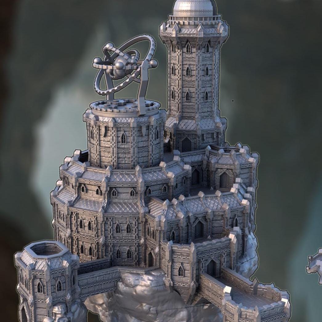 Old Dwarf Library – 28mm Megastructure (11 Levels)