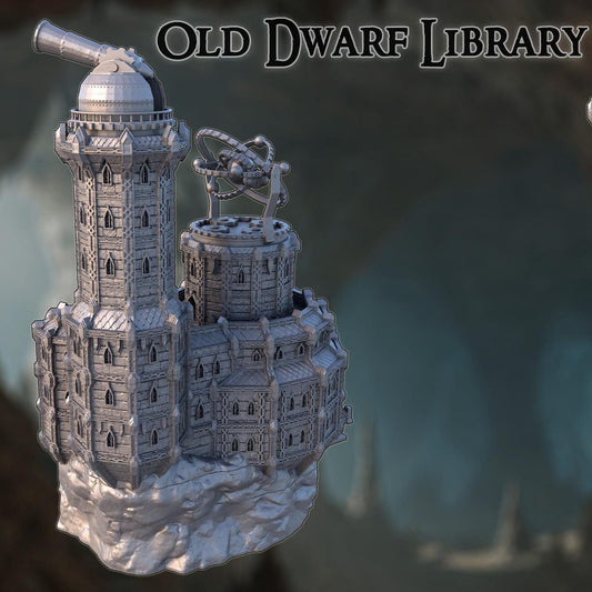 Old Dwarf Library – 28mm Megastructure (11 Levels)