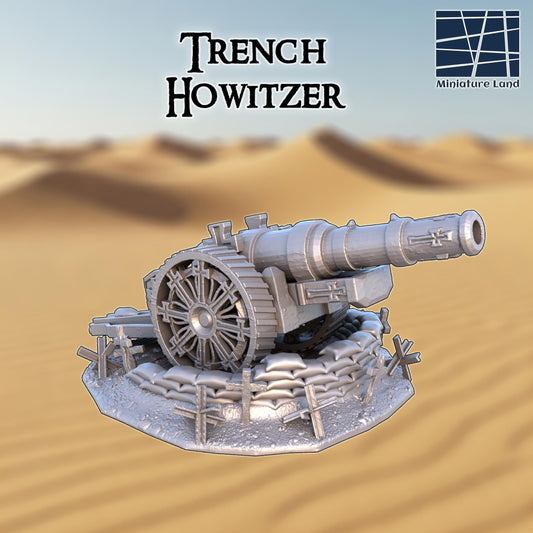 Field Trench Howitzer Mk. IV – 28mm Emplaced Artillery
