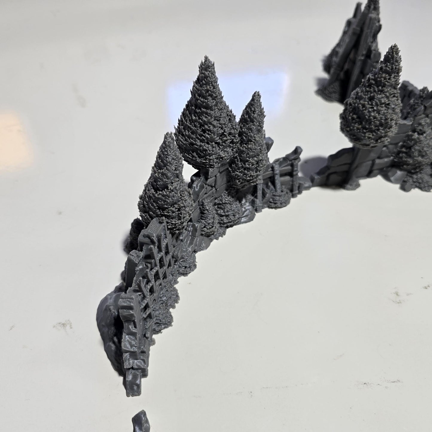 Forest Ruins Terrain Set: 28mm DnD Wargaming Scatter