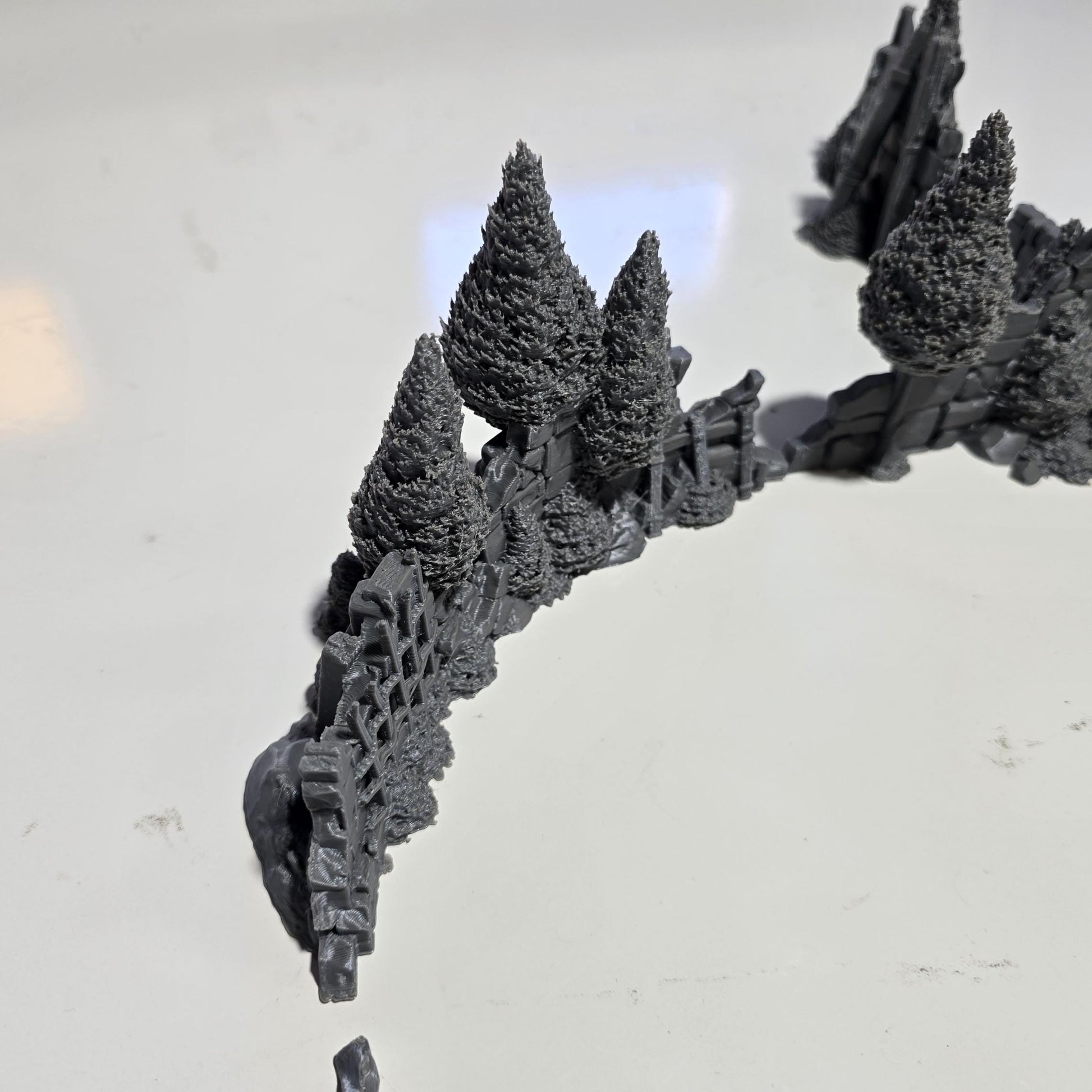 Forest Ruins Terrain Set: 28mm DnD Wargaming Scatter