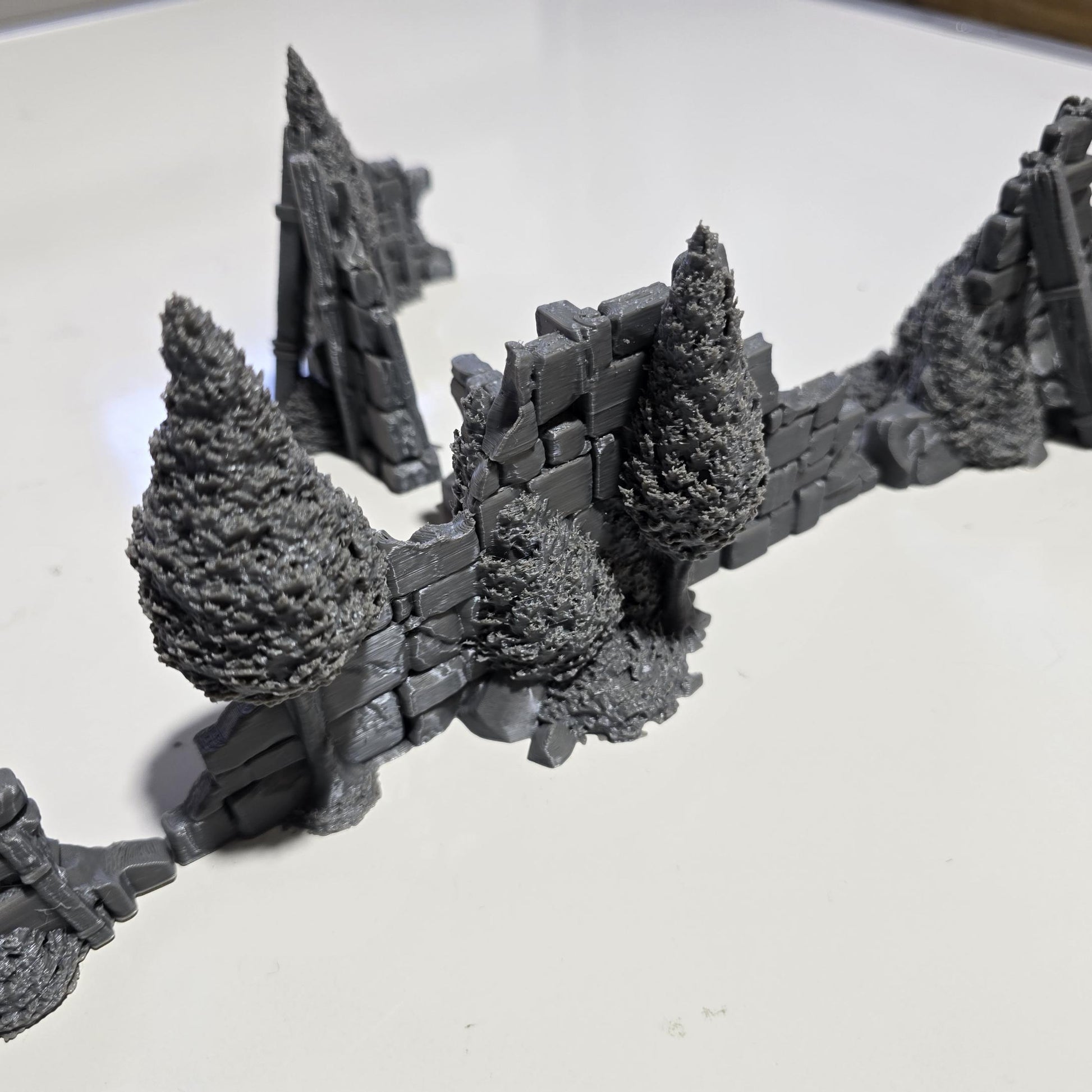 Forest Ruins Terrain Set: 28mm DnD Wargaming Scatter