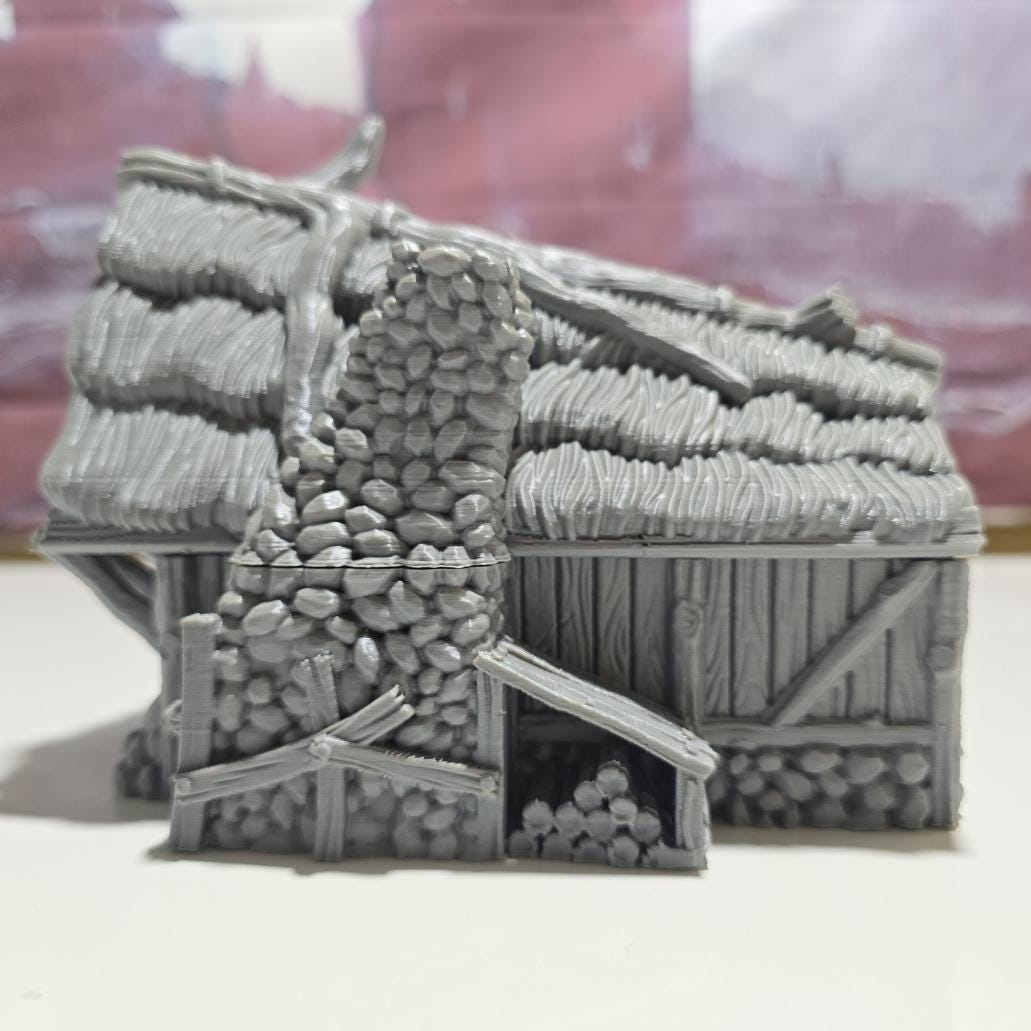 Achievement Building: Medieval Nordic Lodge - Ideal for Historical RPGs and Scenery Dioramas