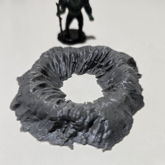 Sand Maw Sinkhole – 28mm Terrain Crater