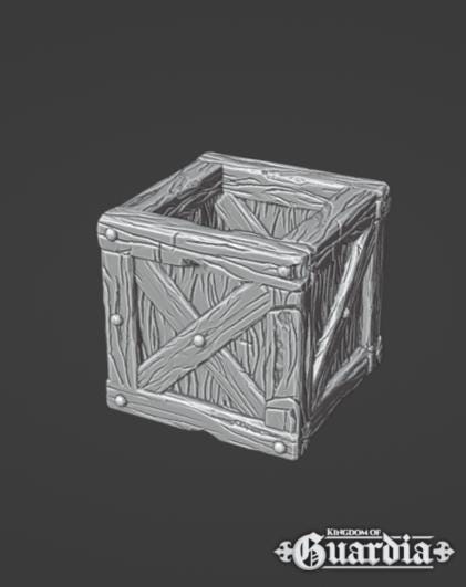 Kingdom of Guardia Storage Crates – 28mm Scatter Set (5 Designs, 10 Total)