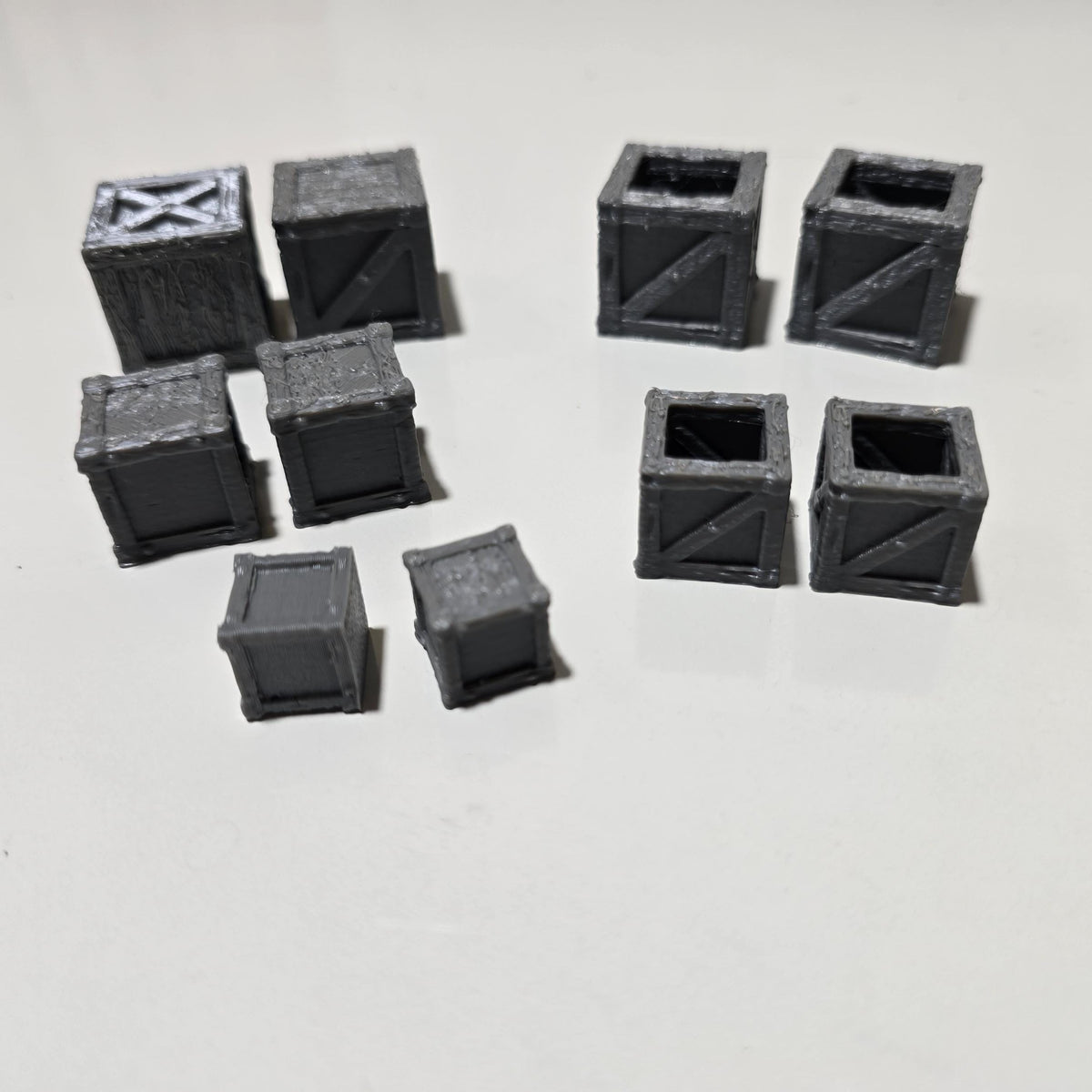 Kingdom of Guardia Storage Crates – 28mm Scatter Set (5 Designs, 10 Total)