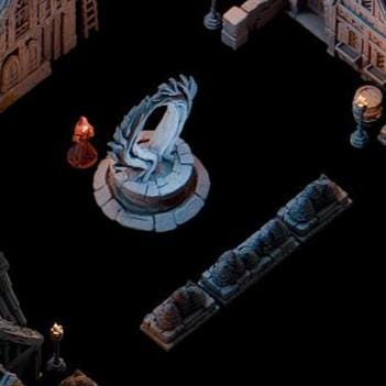 Elderwood Shrine – 28mm Fantasy Courtyard Monument