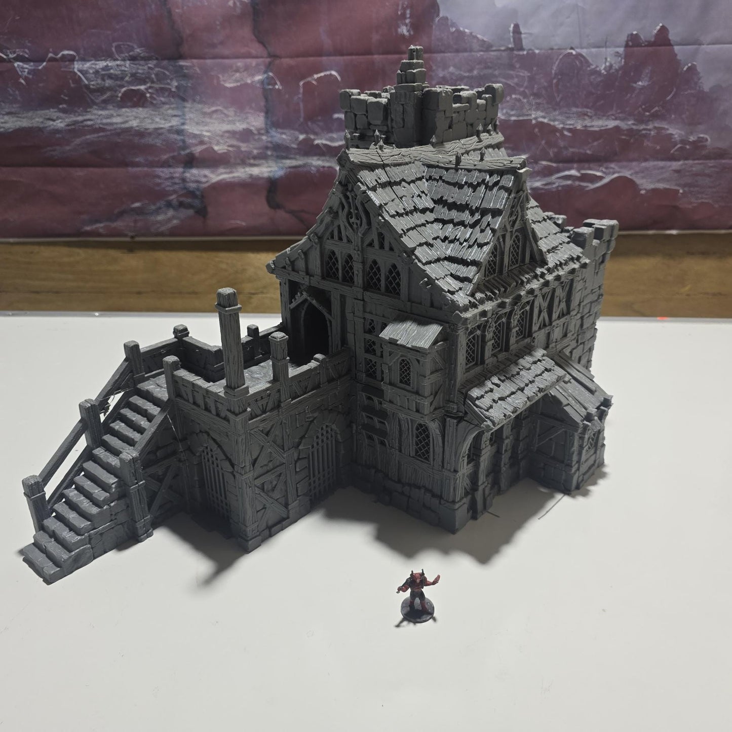 The Knights Keep Inn: Medieval Tavern & Fortress 28MM Tabletop Terrain