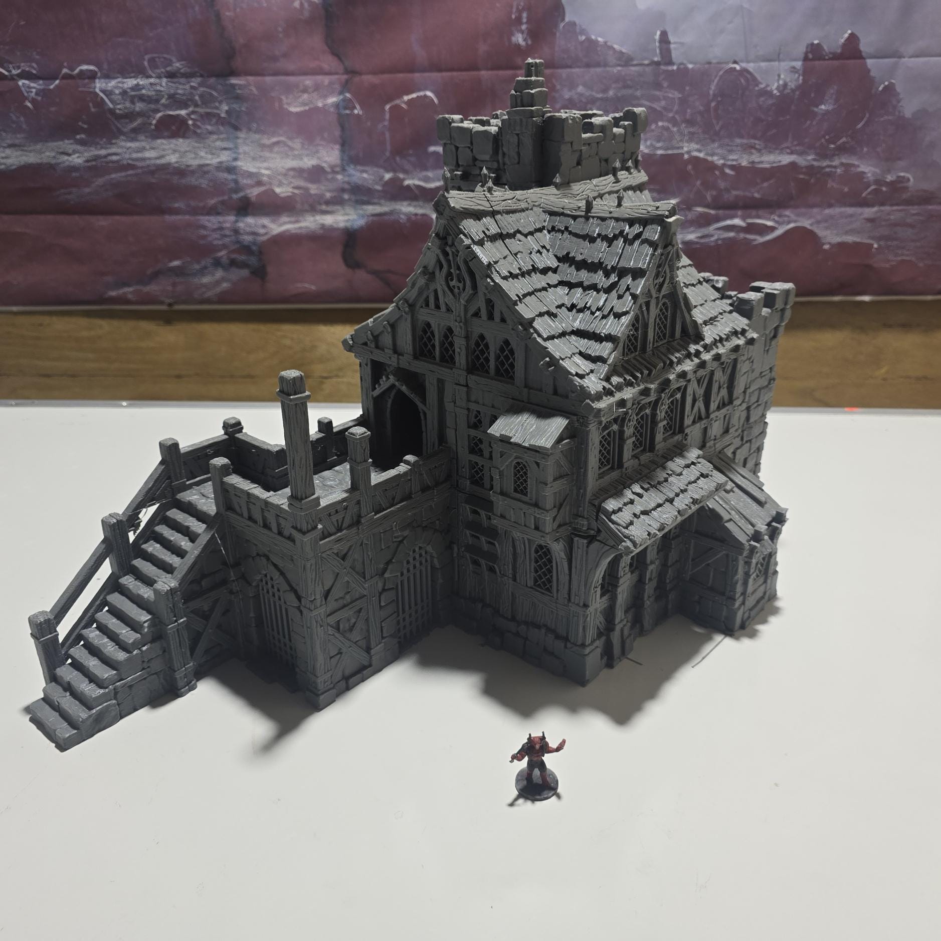 The Knights Keep Inn: Medieval Tavern & Fortress 28MM Tabletop Terrain