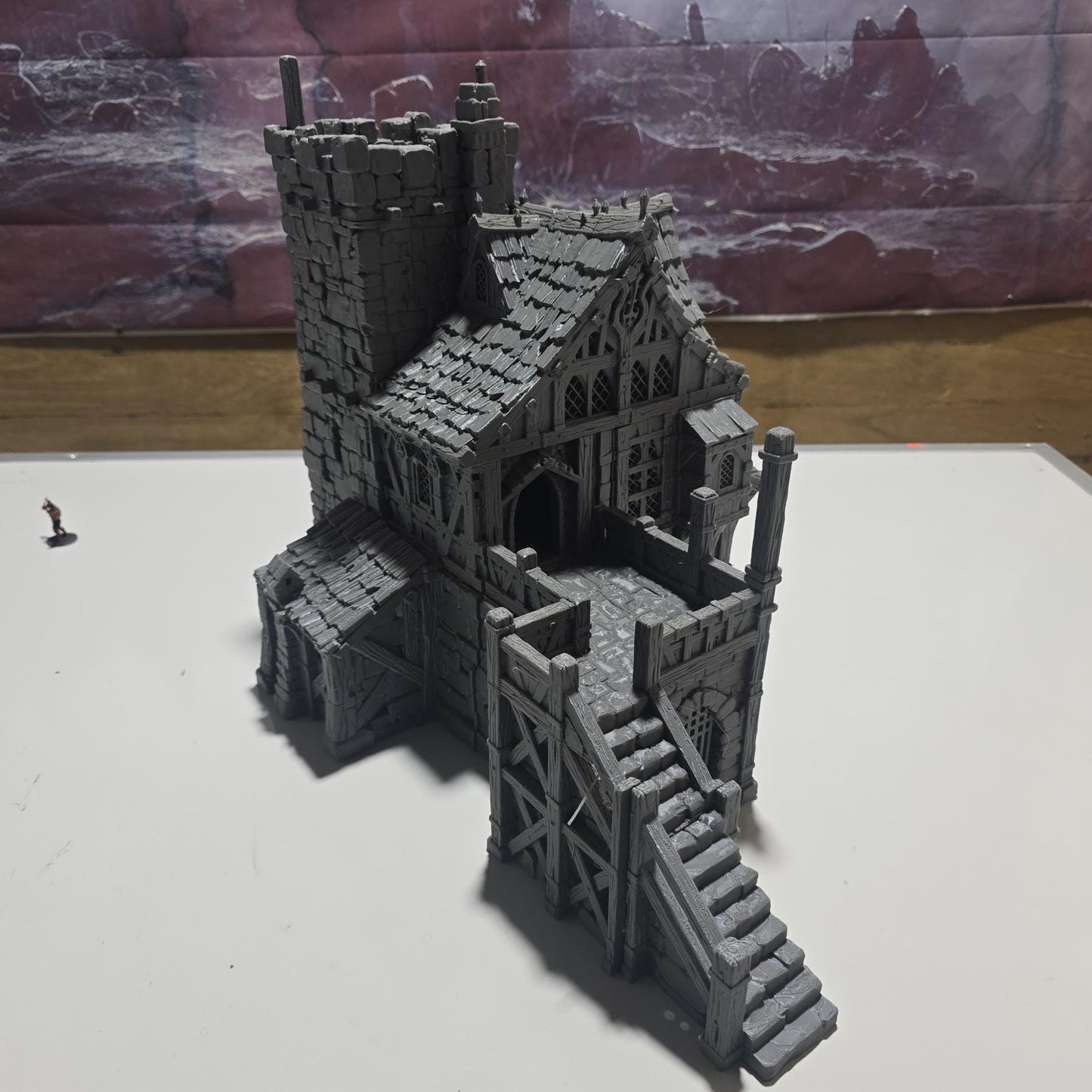 The Knights Keep Inn: Medieval Tavern & Fortress 28MM Tabletop Terrain