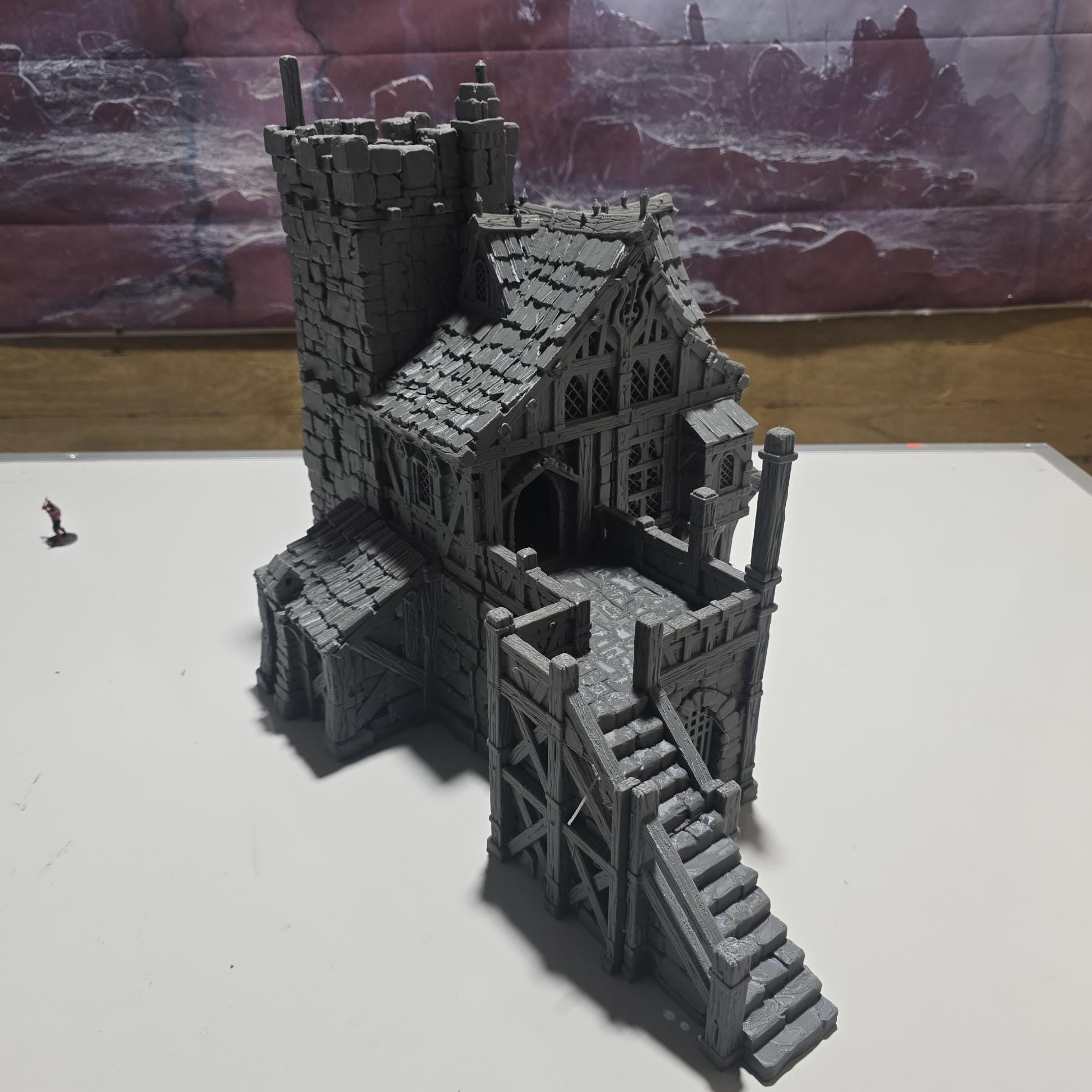 The Knights Keep Inn: Medieval Tavern & Fortress 28MM Tabletop Terrain