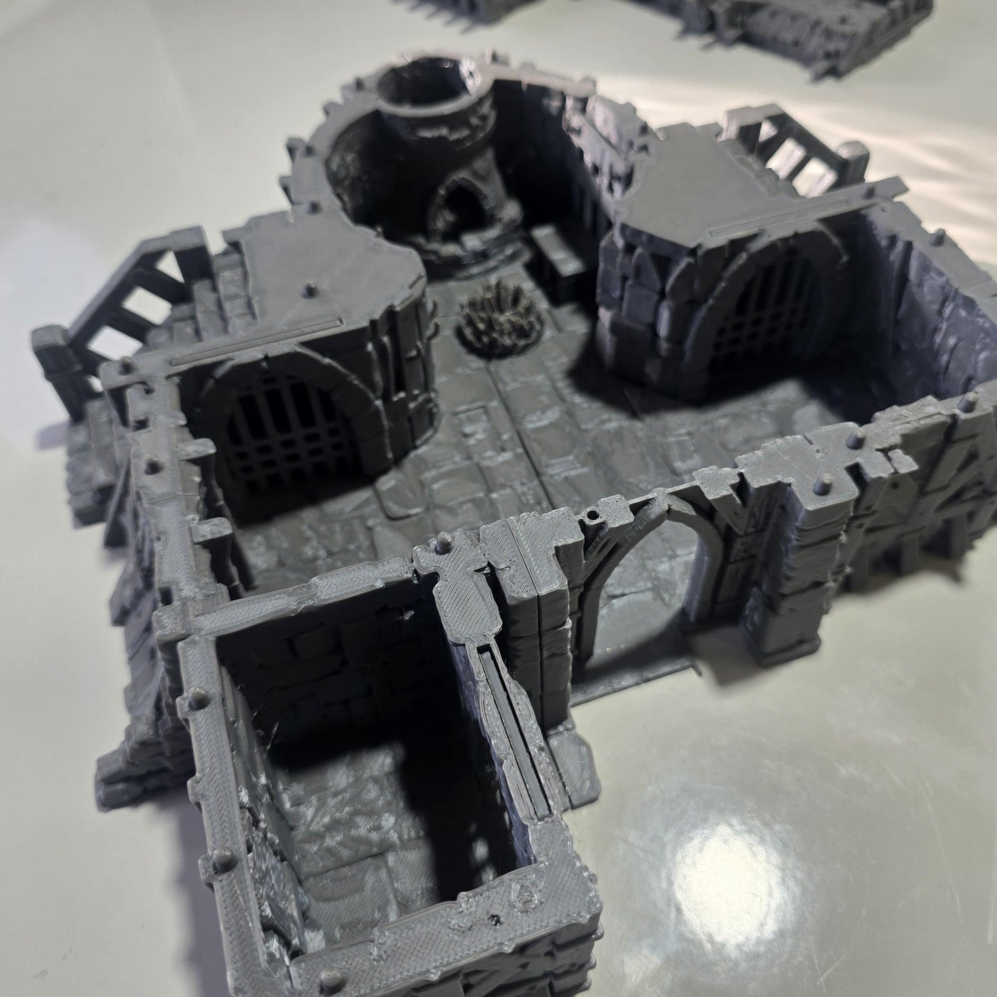 Blacksmith Lodge: Medieval Forge & Workshop 28MM Tabletop Terrain, Model Railroading, Gaming
