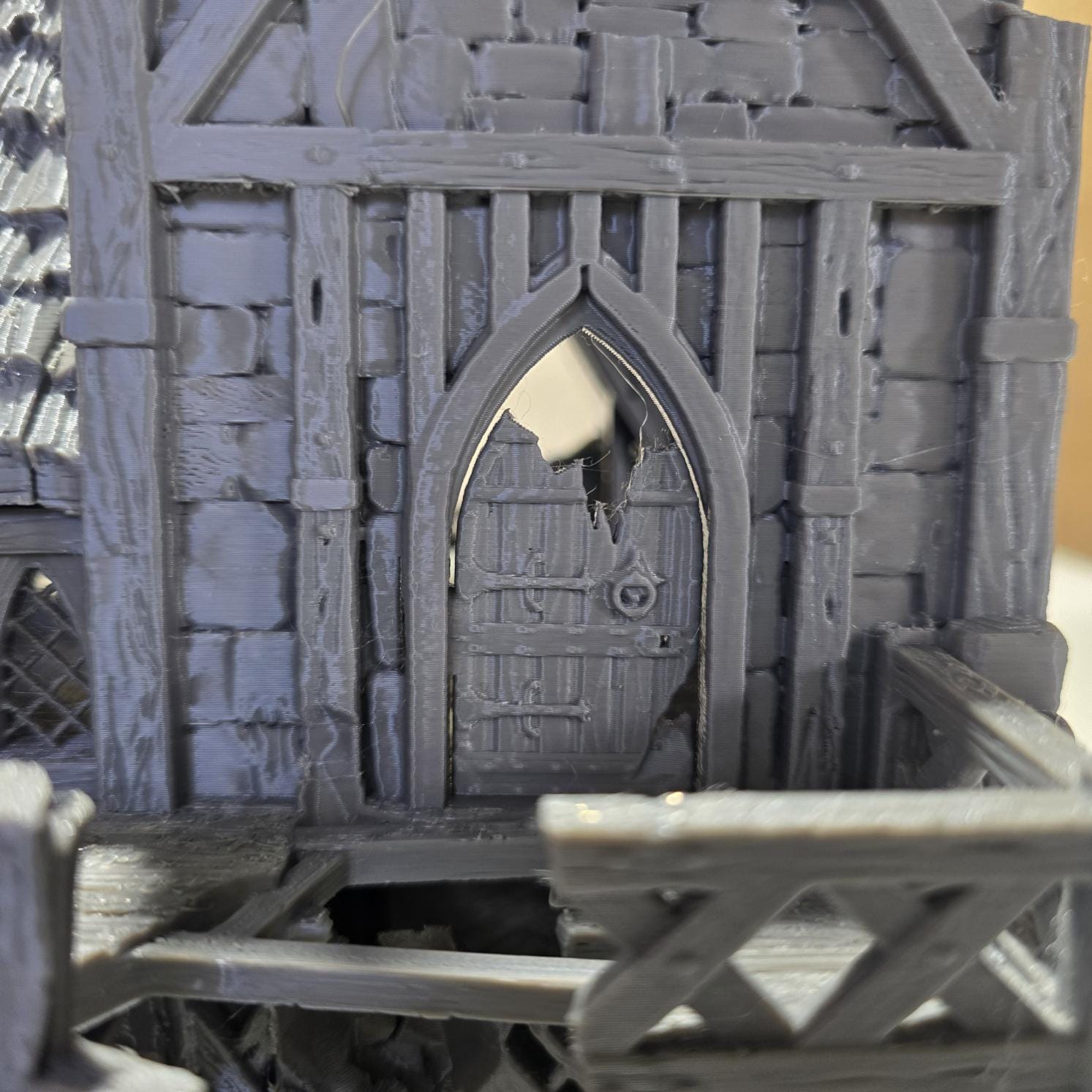 Ruined Clock Tower - Fall of Guardia: 28MM Tabletop Terrain, Model Railroading, Gaming