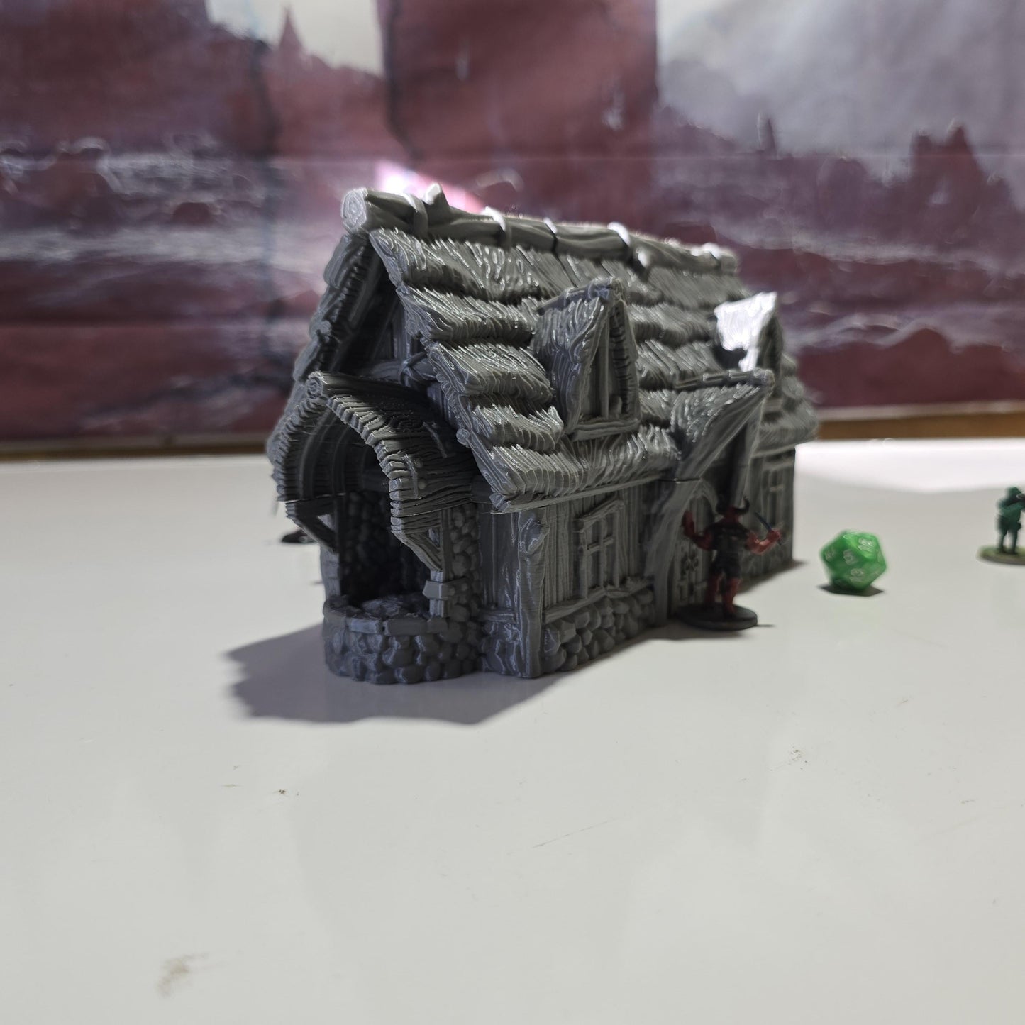 Viking Blacksmith Shop: Medieval Period Timber Building for Tabletop RPGs