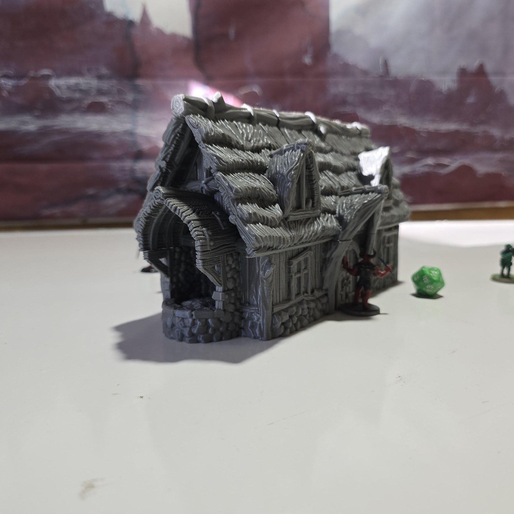 Viking Blacksmith Shop: Medieval Period Timber Building for Tabletop RPGs