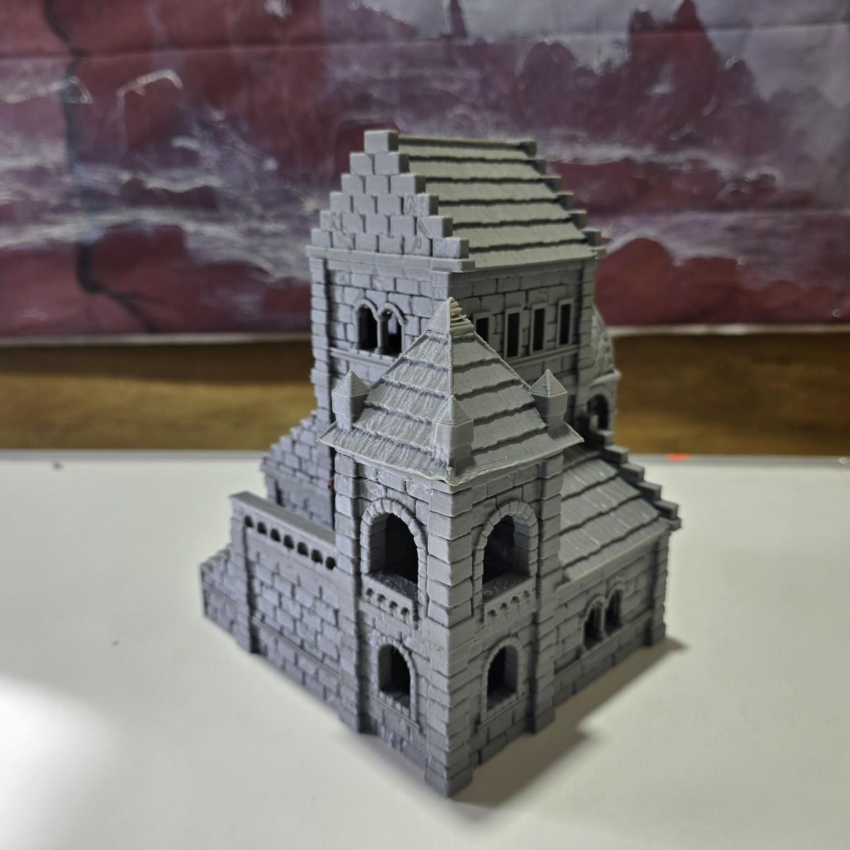 City of Abauros House 4 – 28 mm 3D Printed Unpainted PLA Building Terrain for Tabletop RPGs, DnD, Pathfinder & Wargaming