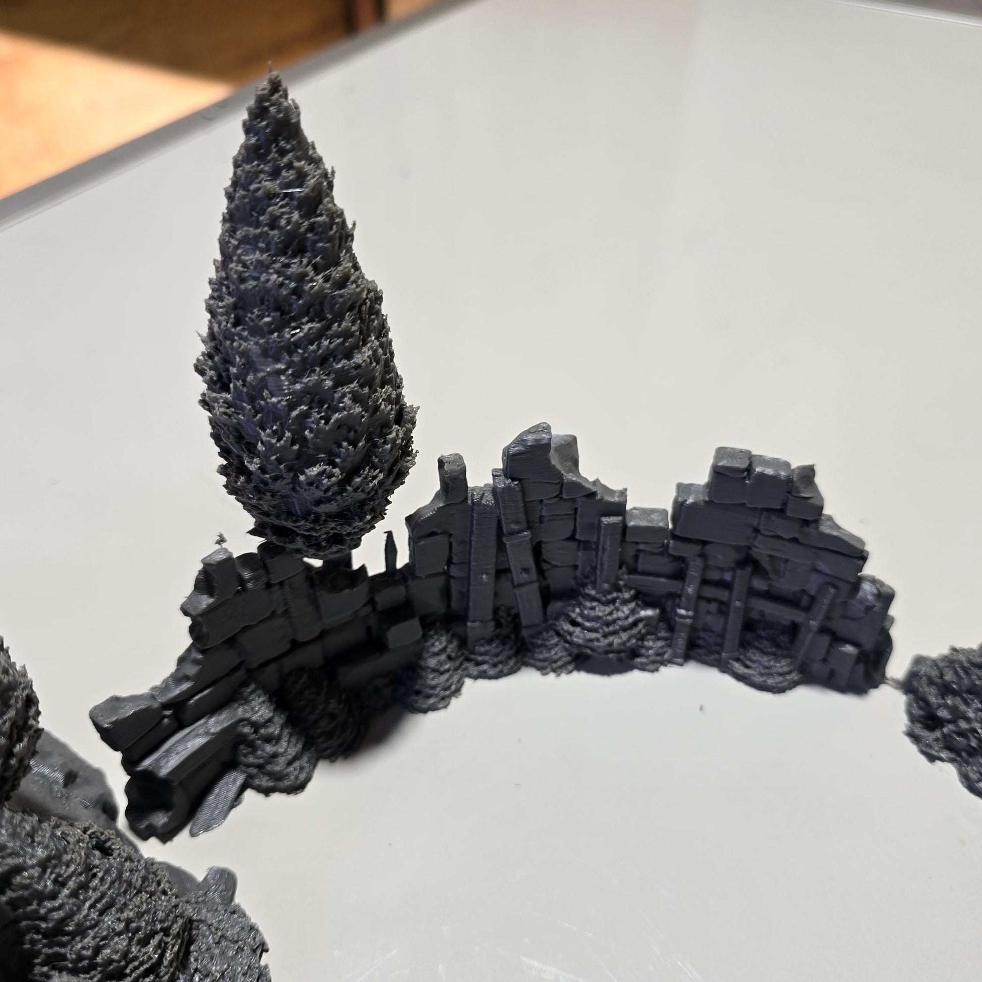 Forest Ruins Terrain Set: 28mm DnD Wargaming Scatter