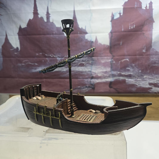 Ancrabourg Merchant Ship, Merchant Vessel, Vessel, Boat , Port Royal, Skirmish, D&D Terrain, Tabletop Terrain